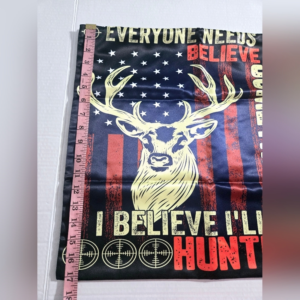 Everyone needs Something to believe in Hunting Pillow Covers set of 2 - Picture 4 of 5